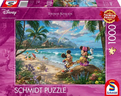 Пазл Schmidt Thomas Kinkade Disney Mickey and Minnie in Hawaii Міккі та Мінні на Гаваях 1000 шт. (57528)