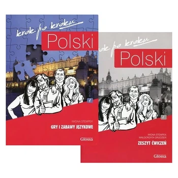 Комплект польского языка (учебник + тетрадь) Polski krok po kroku 1 Podręcznik studenta + Zeszyt ćwiczeń. ISBN: 9788393073108/9788393073139