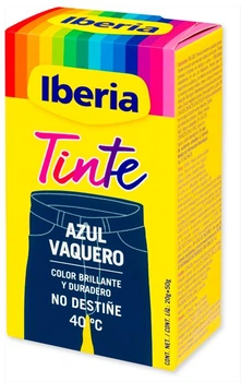 Краска для одежды Iberia Blue for jeans 70 gr синяя для джинсов