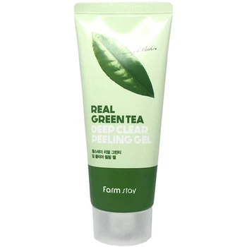 Пилинг-скатка Farmstay Real Deep Clear Peeling Gel Зелений чай, 100 мл