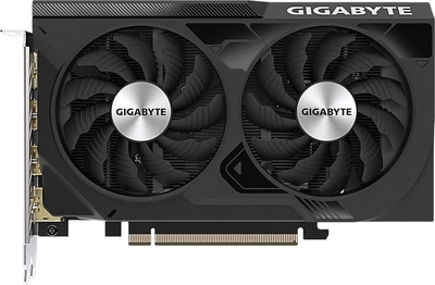 Видеокарта Gigabyte PCI-Ex GeForce RTX 4060 Windforce OC 8GB GDDR6 (128bit) (2475/17000) (2 x HDMI, 2 x DisplayPort) (GV-N4060WF2OC-8GD)