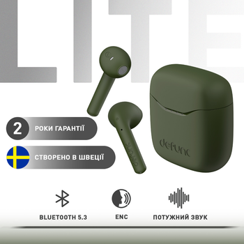 Наушники Defunc True Lite TWS Green (D4266)