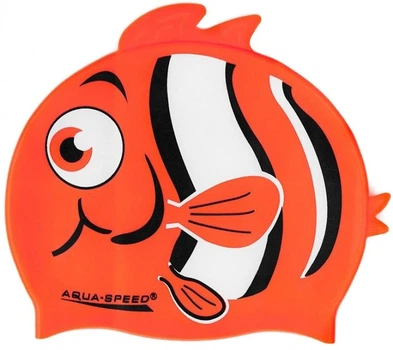 Шапка для плавания Aqua Speed ZOO NEMO 5758 Оранжевая рыбка (115-75-nemo)