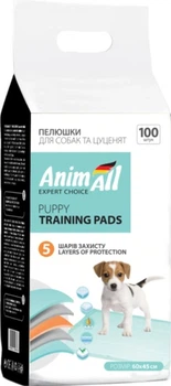 Пелюшки для собак AnimAll 160344 60х45 см 100 шт. (4820224500911)