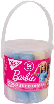Мел Yes! Jumbo Barbie Цветной 12 шт (5060934564578)