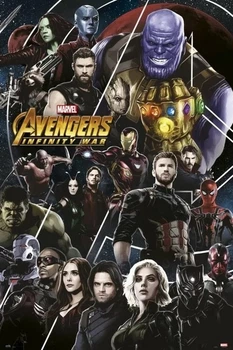 Плакат Marvel Avengers Infinity War 2 (Постер) (8435497214036)