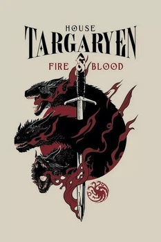 Плакат Game of Thrones - House Targaryen (Постер) (8599289387282)