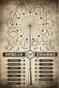 Плакат Harry Potter - Spells and Charms (Постер) (8435497204037)