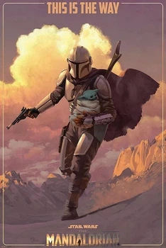 Star Wars The Mandalorian - On The Run (Poster) (5050574347334)