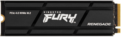Dysk SSD Kingston FURY Renegade z radiatorem 2TB NVMe M.2 2280 PCIe 4.0 x4 3D NAND TLC (SFYRDK/2000G)