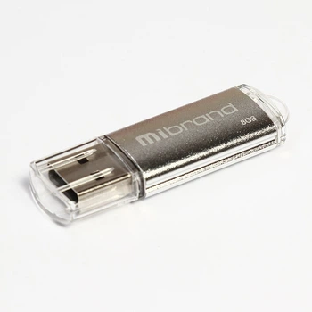 USB флеш-накопитель флешка Flash Mibrand USB 2.0 Cougar 8Gb Silver