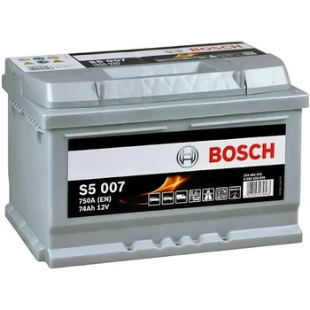 Аккумулятор 74Ah-12v BOSCH (S5007) (278x175x175),R,EN750
