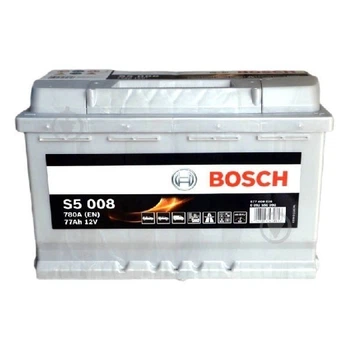 Аккумулятор 77Ah-12v BOSCH (S5008) (278x175x190),R,EN780