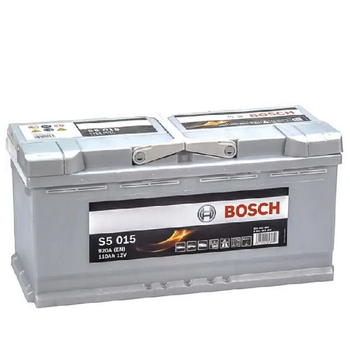 Аккумулятор 110Ah-12v BOSCH (S5015) (393x175x190),R,EN920