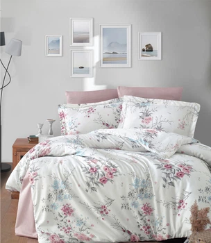 Постельное белье First Choice Cotton Satin 160x220 см. Leena Powder