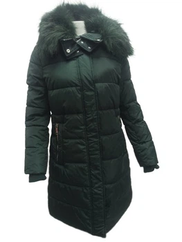 Жіноче зимове пальто-пуховик Nine West, темно-зелений, нар. М