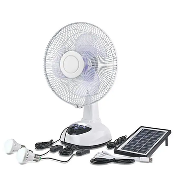 Перезаряжаемый настольный вентилятор 18W VHG F-58 12-дюймовый, Белый