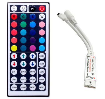 RGB Контролер mini 6А - І.Ч. 44 кнопки №22/1 12V Led Technologies (1009337)