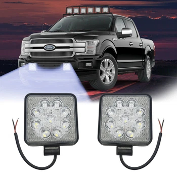 LED (лід) фари в бампер автомобіля. Якісні фари 27W. 9d, світлодіоди OSRAM \ CREE.