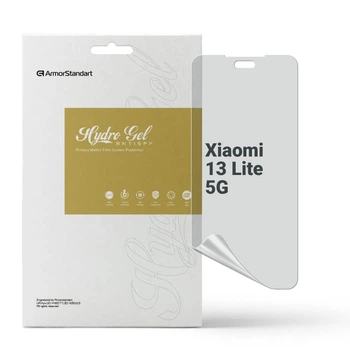 Защитная пленка для Xiaomi 13 Lite 5G гидрогелевая конфиденциальная противоударная бронепленка Anti-spy на телефон ArmorStandart защита стекла антишпион пленка (ARM66579)