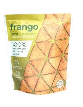 Хумус-снеки с оливками без глютена, Frango, 40 г