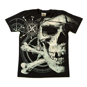 Футболка Череп (роза вітрів) (Rock Eagle, Total t-shirt), Розмір M