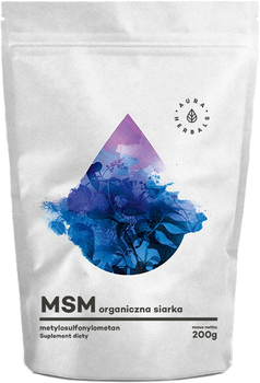 Aura Herbals MSM Organiczy Związek Siarki 200g (5902479610078)