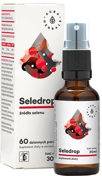 Харчова добавка Aura Herbals Seledrop 30 мл для проблем із щитовидною залозою (5902479611921)