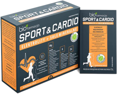 Biofarmacja Sport & Cardio Elektrolity + Sole mineralne 14 saszetek (5907710947074)