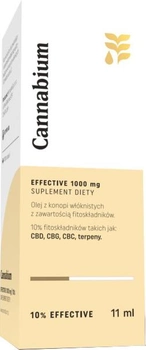 Харчова добавка Cannabium Каннабіум 10% Ефективний 11 мл (5903268552029)