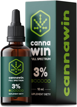 Добавка харчова Cannawin CBD Oil 3% Full Spectrum 10 мл (5904830742237)