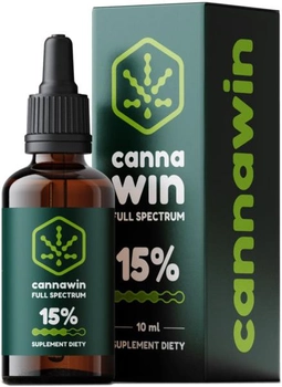 Добавка харчова Cannawin CBD Oil 15% Full Spectrum 10 мл (5904830742268)
