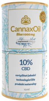 Харчова добавка Cannaxoil Blue 1000 мг Олія екстракту конопель (5906395316083)