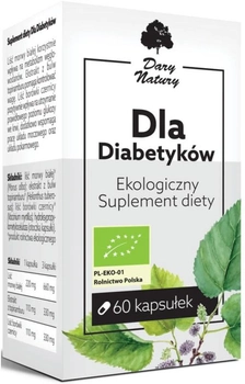 Харчова добавка Dary Natury для діабетиків Eco 60 капсул (5903246861754)