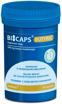Formeds Bicaps Butyric 60 kapsułek Kwas Masłowy (5903148621463)