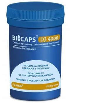 Харчова добавка Formeds Biocaps Вітамін D3 4000 120 капсул (5903148629896)