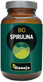 Харчова добавка Hanoju Spirulina Bio 400 мг 300 таблеток Морські водорості (8718164780950)