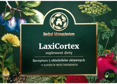 Харчова добавка Herbal Monasterium Lacicortex 15 капсул Харчування (5906874431191)