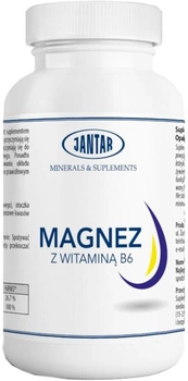 Харчова добавка Jantar Magnesium B6 Citrate Vit B6 60 капсул (5907527950571)