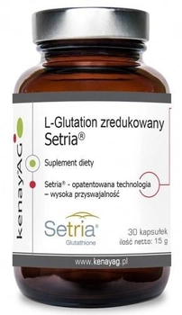 Харчова добавка Kenay L-Glutathione Reduced Setria 30 капсул (5900672153729)
