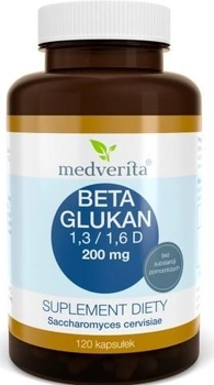 Medverita Beta Glukan 200mg 120 kapsułek (5905669084888)
