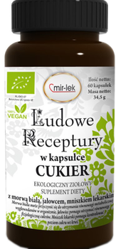 Mir Lek Ludowe Receptury Cukier w kapsułkach BIO (5906660437406)