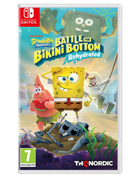 Игра Nintendo Switch SpongeBob SquarePants: Battle for Bikini Bottom – Rehydrated Русские Субтитры Б/У