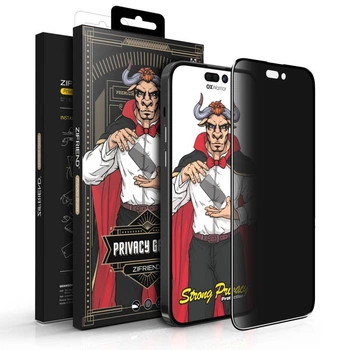 Захисне скло із захистом від підглядання OX Warrior Strong Privacy Protection для Apple iPhone 6/7/8/SE2 Black