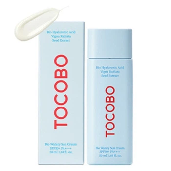 Легкий сонцезахисний крем&nbsp;TOCOBO Bio Watery Sun Cream SPF50+ PA ++++ 50 мл