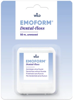 Зубний флос Dr. Wild Emoform не вощений тонкий 50 м (7611841138505)