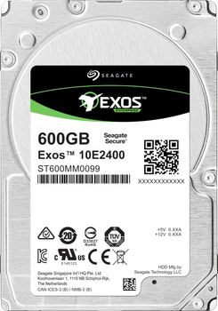 Dysk twardy Seagate Exos 10E2400 512N 10K HDD 600GB 10000rpm 256MB ST600MM0099 2,5" SAS