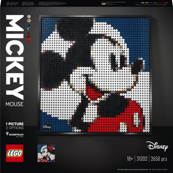 Конструктор LEGO Art Діснеївський Міккі Маус 2658 деталей (31202)
