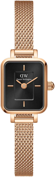 Женские часы Daniel Wellington DW00100647 Quadro Mini 15.4x18.2 Melrose RG Onyx
