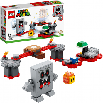 Zestaw klocków LEGO Super Mario Tarapaty w forcie Whompa zestaw rozszerzający 133 elementy (71364)